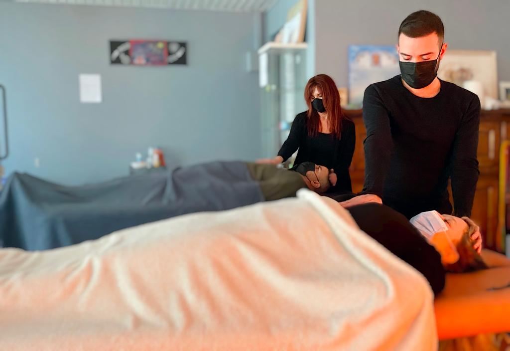 Deux binômes en pratique simultanée